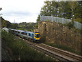 SE2424 : Trans Pennine Express train passing Batley signal box  by Stephen Craven