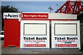 Ticket booths at the Wham Stadium