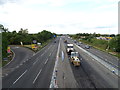 Roadworks on the M6 Motorway near Doxey