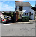 Dark green cabinet, Harbour Road, Barry