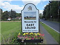 Village sign for East Lound