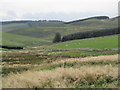 View up the Oxnam Water in the Scottish Borders