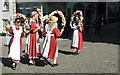 TG2308 : The Rising Larks Morris dancers at Orford Hill by Evelyn Simak