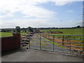 Entrance gate to farm buildings on the Dundalk Road