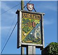 The village sign for East Sutton