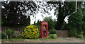 K6 telephone box on the B4508, Hatford