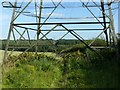 Path through the pylon