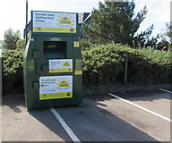 ST1167 : Morrisons Foundation donations bin, Barry by Jaggery