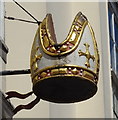 Sign for the Mitre public house, Oxford