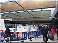 Leeds railway station - new roof revealed