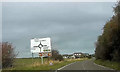 A4244 approaching Ty Mawr roundabout