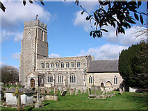 TL8866 : Great Barton Holy Innocents church by Adrian S Pye