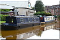 Narrowboats moored at Worsley