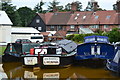 Boats in canal basin at Worsley