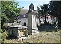 Kitchener Road Cemetery - chest tomb and monument