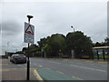 Road sign in Pont y Cleifion