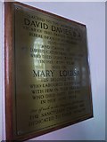 SM9537 : St Mary, Fishguard: memorial (a) by Basher Eyre