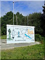 J0225 : Mural on pumping station at Camlough Lake's End by Eric Jones