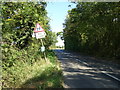 Approaching bends in National Cycle Route 57