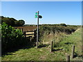 Footpaths near Boarstall Wood Cottage