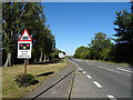 Approaching level crossing on the B4011