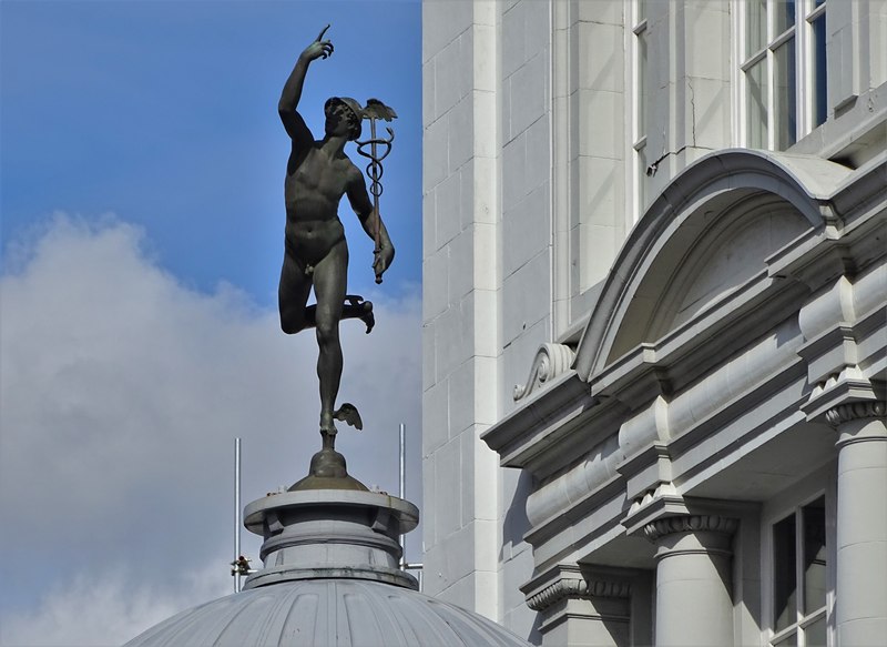 Statue of Mercury, York Street,... © Neil Theasby :: Geograph Britain ...