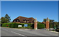 Willow Lodge and entrance to HM Prison, Springhill