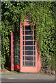 A telephone box in the village of Preston