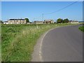 Country road crossing Norrington Common