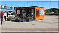 Barber shop in a shipping container