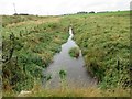 View upstream off bridge looking towards Westruther Mains in the Scottish Borders