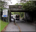 East side of Llanmaes Road railway bridge, Llantwit Major