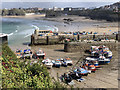 Boats in the harbour, Newquay