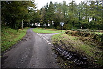 H3480 : Muddy tracks along Byturn Road by Kenneth  Allen
