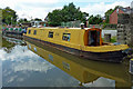 Moored narrowboats near Marple Junction, Stockport