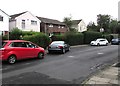 Cars, hedges and houses, Eagleswell Road, Llantwit Major