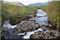 NN3428 : River Fillan near Dalrigh by Jim Barton