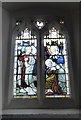 SM7908 : St Peter, Marloes: stained glass window (II) by Basher Eyre