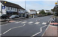 Zebra crossing to shops, Boverton