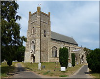 TM4249 : St Bartholomew's Church at Orford by Mat Fascione