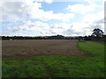 Stubble field beside the B4100