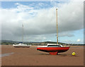 SX9981 : Boats on the sand, Exmouth by Derek Harper