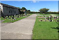 Path through a burial ground, St Athan