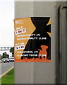 ST3091 : Bag It & Bin It notice on a Malpas Road lamppost, Newport by Jaggery