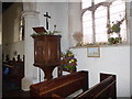 St.Andrew, Bulmer: pulpit