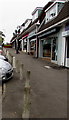 ST3091 : Concrete posts near Larch Grove shops, Malpas, Newport by Jaggery