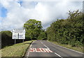 A422 approaching Water Stratford Crossroads