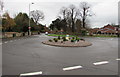 Roundabout in the middle of crossroads, Shifnal