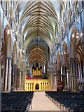 SK9771 : Lincoln Cathedral nave by Gordon Hatton