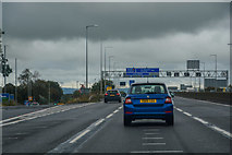 ST6083 : Almondsbury : M5 Motorway by Lewis Clarke